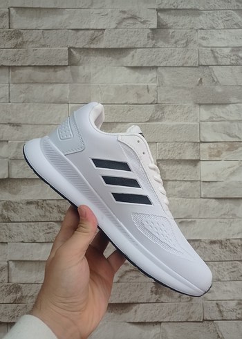 Erkek Beyaz Adidas Spor Ayakkabı - Görsel 3
