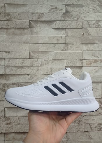 Erkek Beyaz Adidas Spor Ayakkabı - Görsel 4