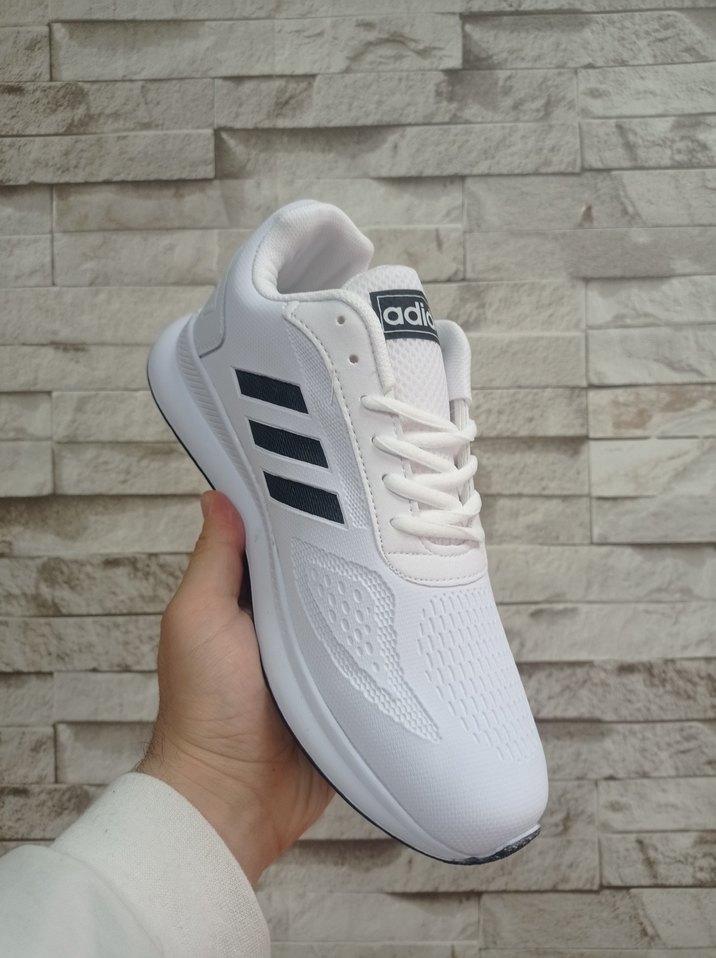 Erkek Beyaz Adidas Spor Ayakkabı - Görsel 2