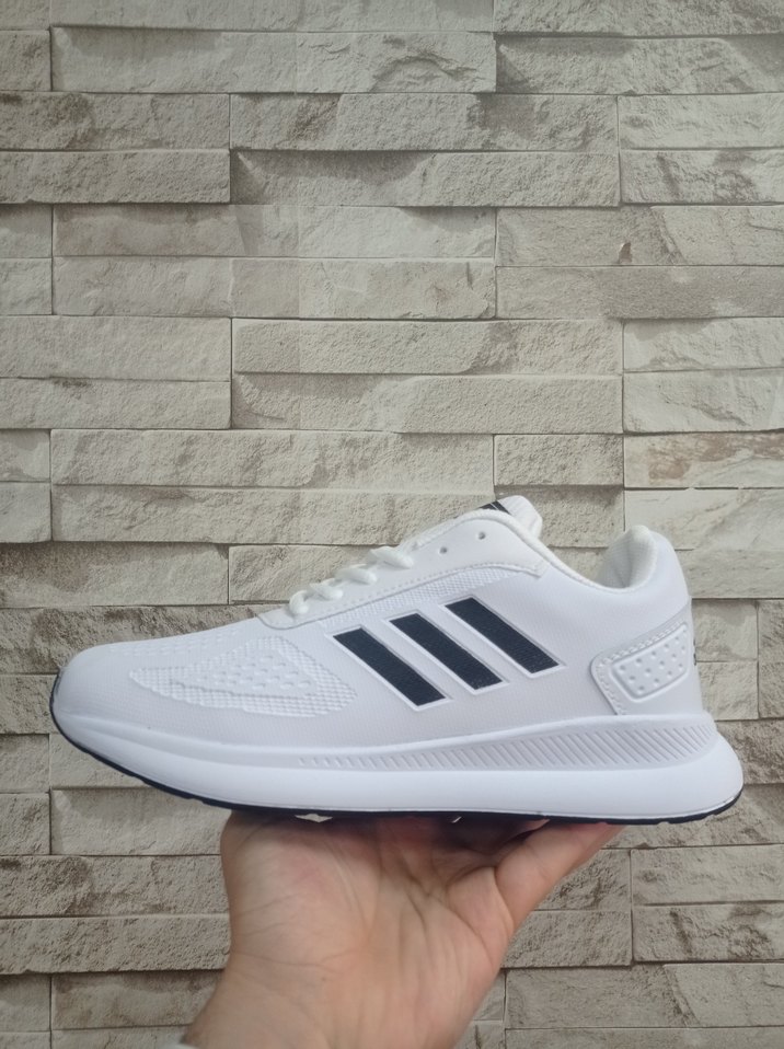 Erkek Beyaz Adidas Spor Ayakkabı - Görsel 4