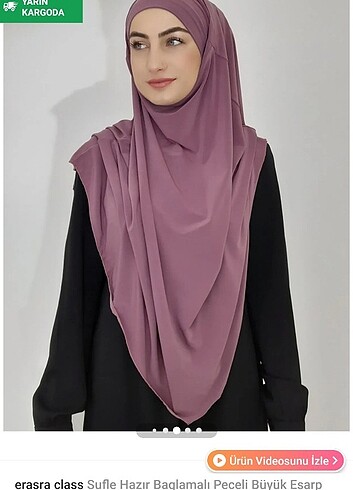 Beden Sufle khimar hazır eşarp