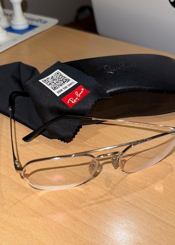Ray Ban  RB6444 Yarım Çerçeve, Gümüş Renk Şeffaf  Gözlük - Görsel 6