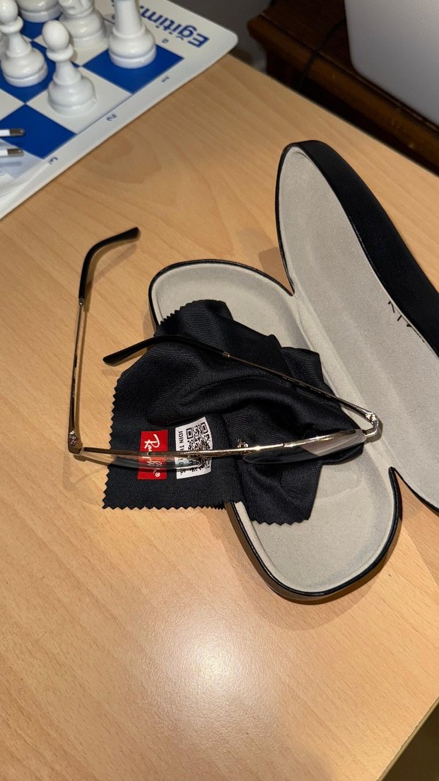 Ray Ban  RB6444 Yarım Çerçeve, Gümüş Renk Şeffaf  Gözlük - Görsel 4