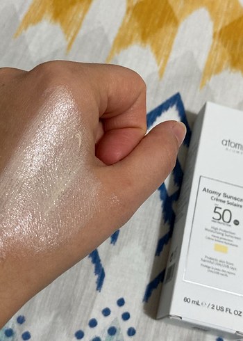 Atomy SPF 50 Yüksek Koruma Güneş Kremi 60 ml - Görsel 3