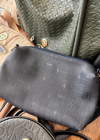 Modern Klasik Siyah Deri Kadın Çanta - Görsel 18