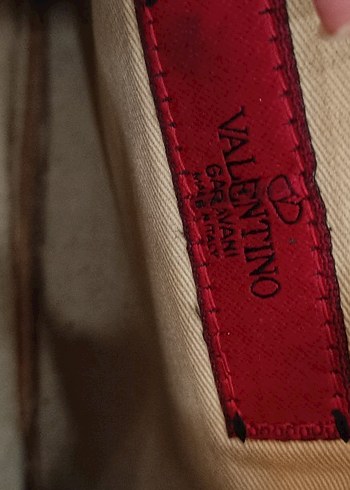 Valentino Kırmızı Deri Kadın El Çantası - Görsel 3