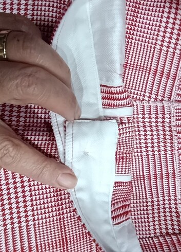 Ekoseli şort  - Görsel 3