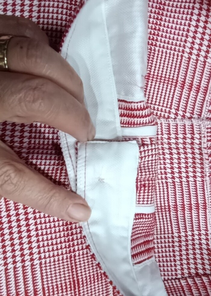 Ekoseli şort  - Görsel 3