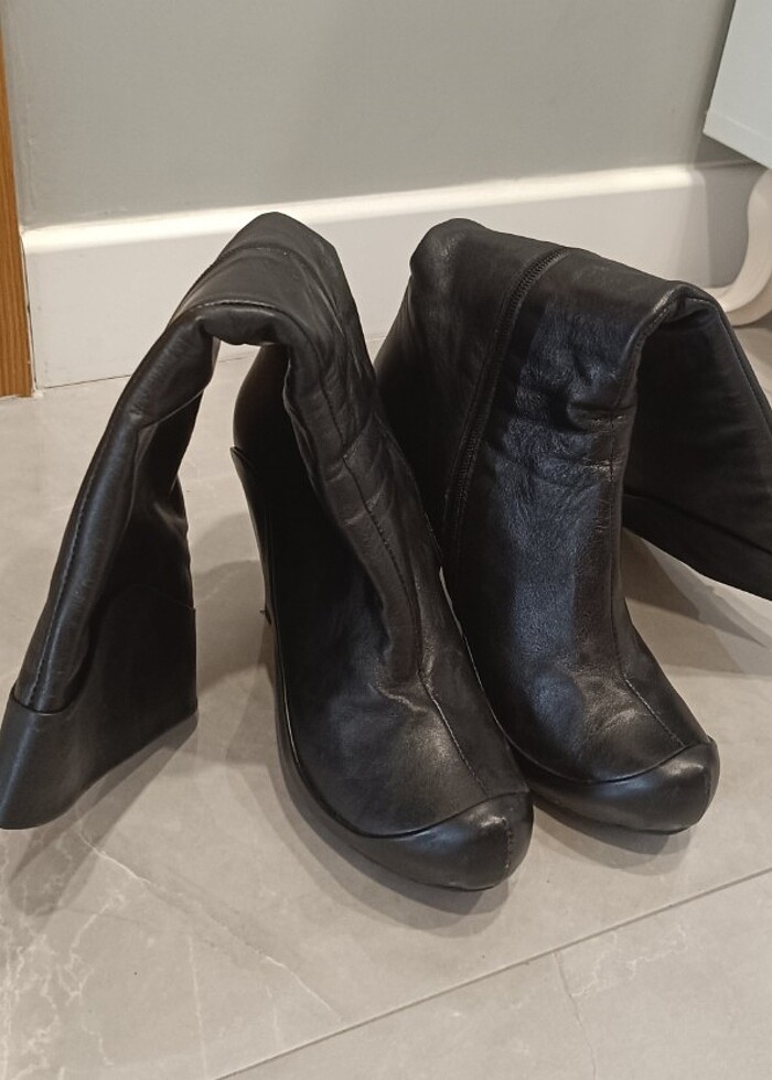 Orijinal deri çizme - Görsel 3