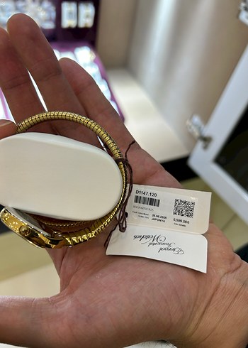 Klasik Altın Renkli Kadın Saat - Görsel 15