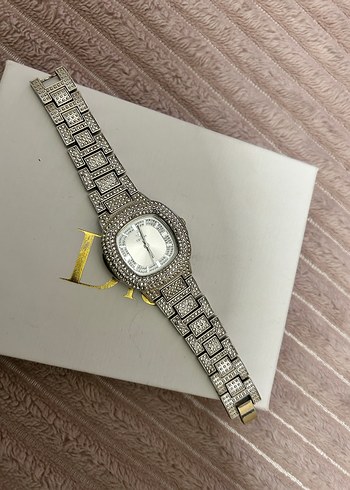 Gri Taşlı Kadın Bileklik Saat - Görsel 6