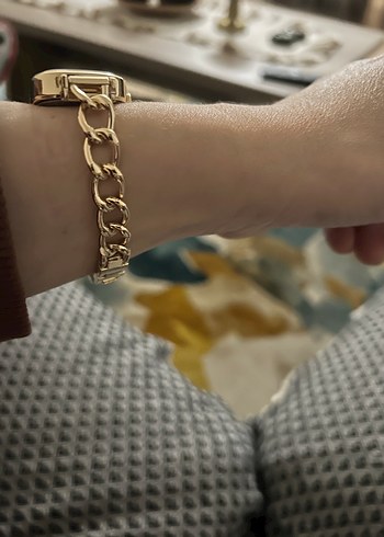 Zincir Detaylı Vintage Kadın Saati - Görsel 5