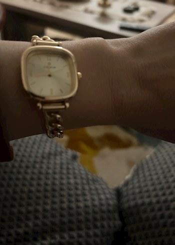 Zincir Detaylı Vintage Kadın Saati - Görsel 2