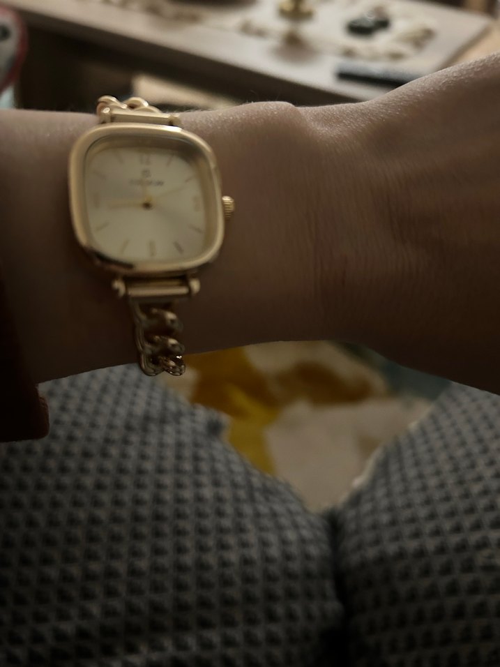 Zincir Detaylı Vintage Kadın Saati - Görsel 2