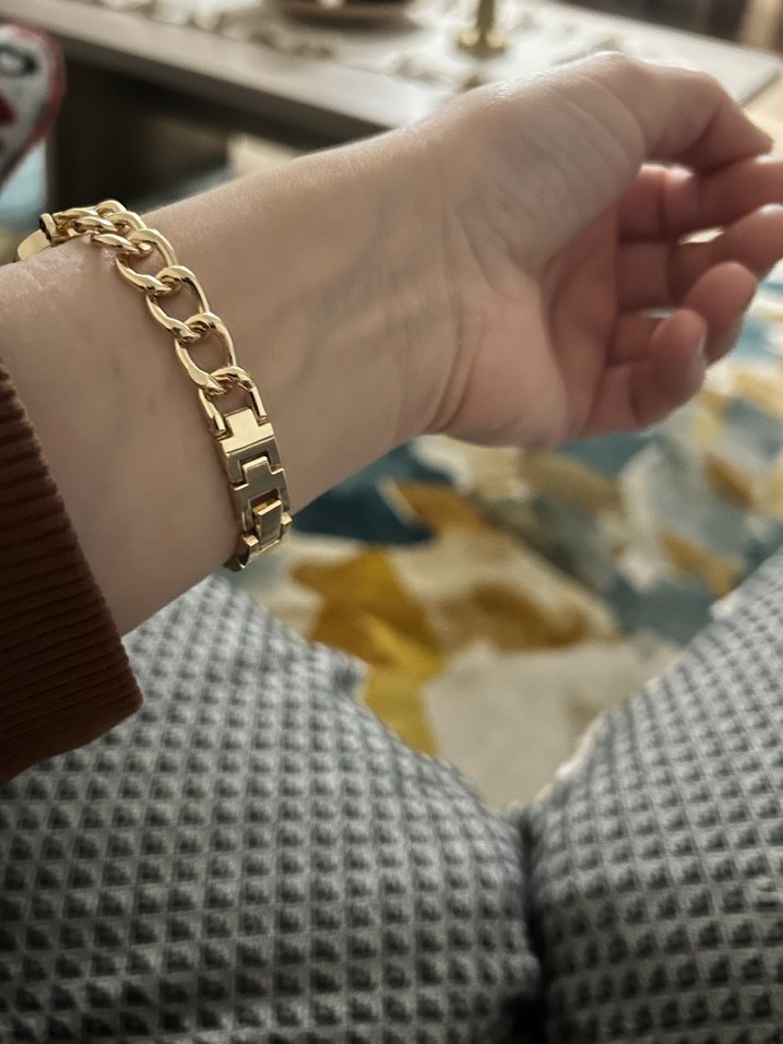 Zincir Detaylı Vintage Kadın Saati - Görsel 4