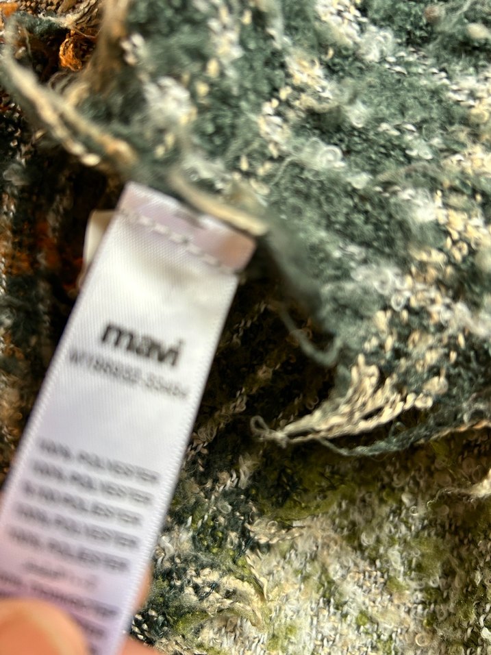 Atkı Bohem Kürklü Kadın Şal - Görsel 5