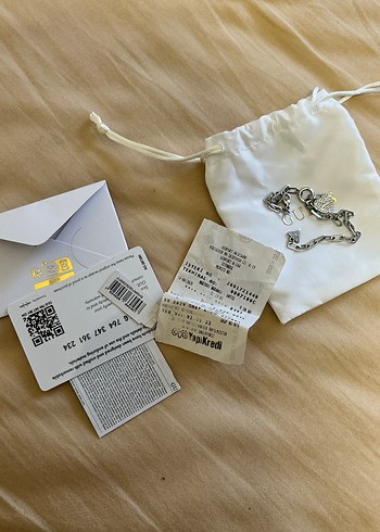 Gri Zincir Detaylı Kadın Bileklik - Görsel 10