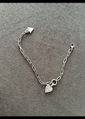 Gri Zincir Detaylı Kadın Bileklik - Görsel 5