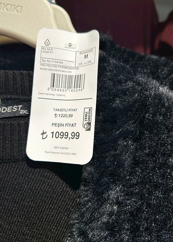 Siyah Uzun Kollu Suni Kürk Detaylı Kadın hırka Sm  bedene uygun - Görsel 3