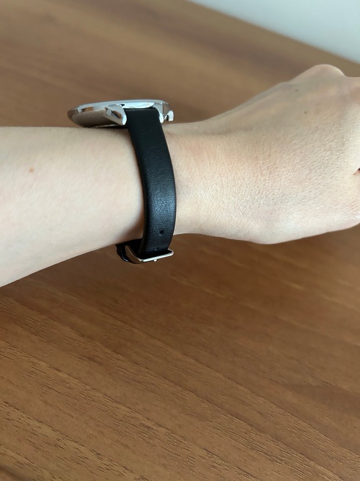 Siyah Minimalist bayan saati - Görsel 4