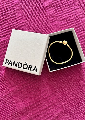 Pandora Minimal Altin Metal Bileklik