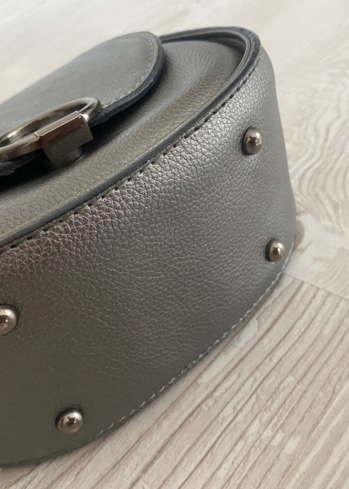 Gri çok şık çanta - Görsel 5