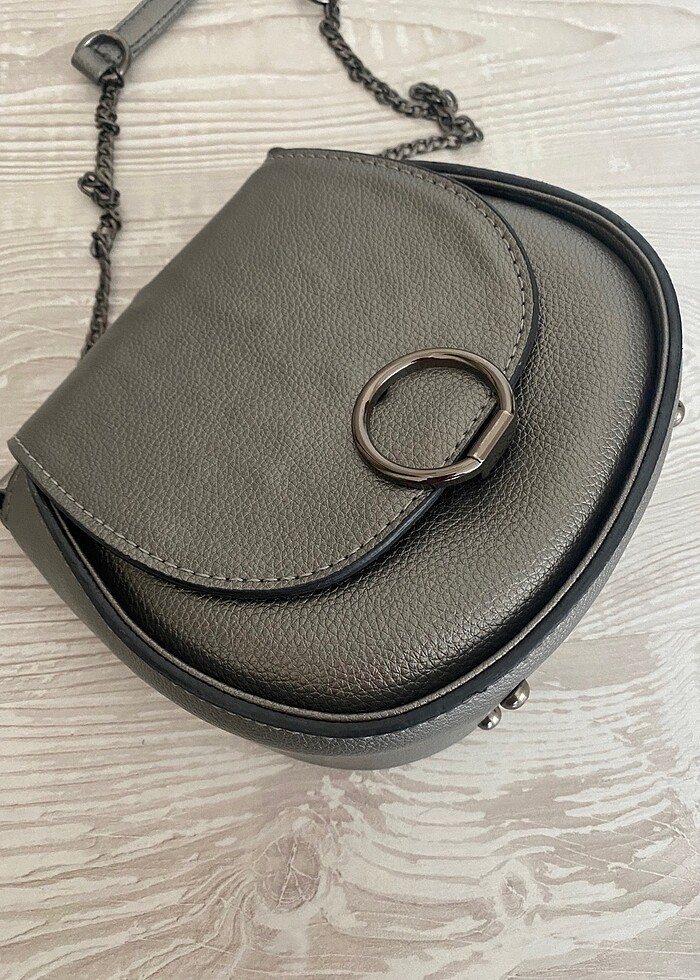 Gri çok şık çanta - Görsel 2