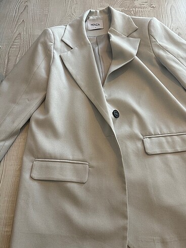 Gri blazer ceket - Görsel 2