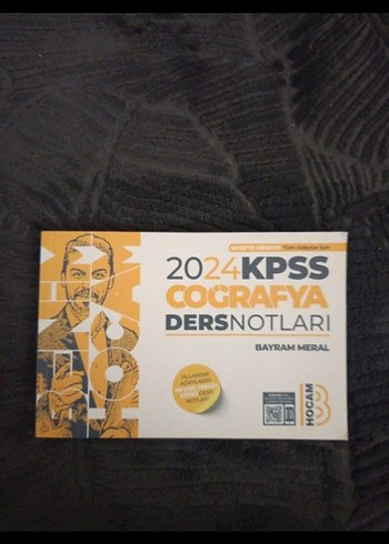 2024 KPSS Coğrafya Ders Notları - Bayram Meral