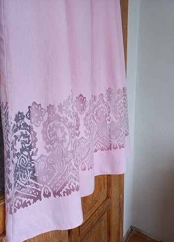m Beden ZARA 38 BEDEN Kabarık Toz Pembe Şık Etek
