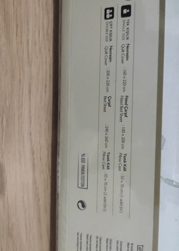 Beyaz çiçek Desenli Nevresim Takımı - Görsel 5