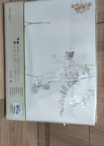 Beyaz çiçek Desenli Nevresim Takımı - Görsel 4