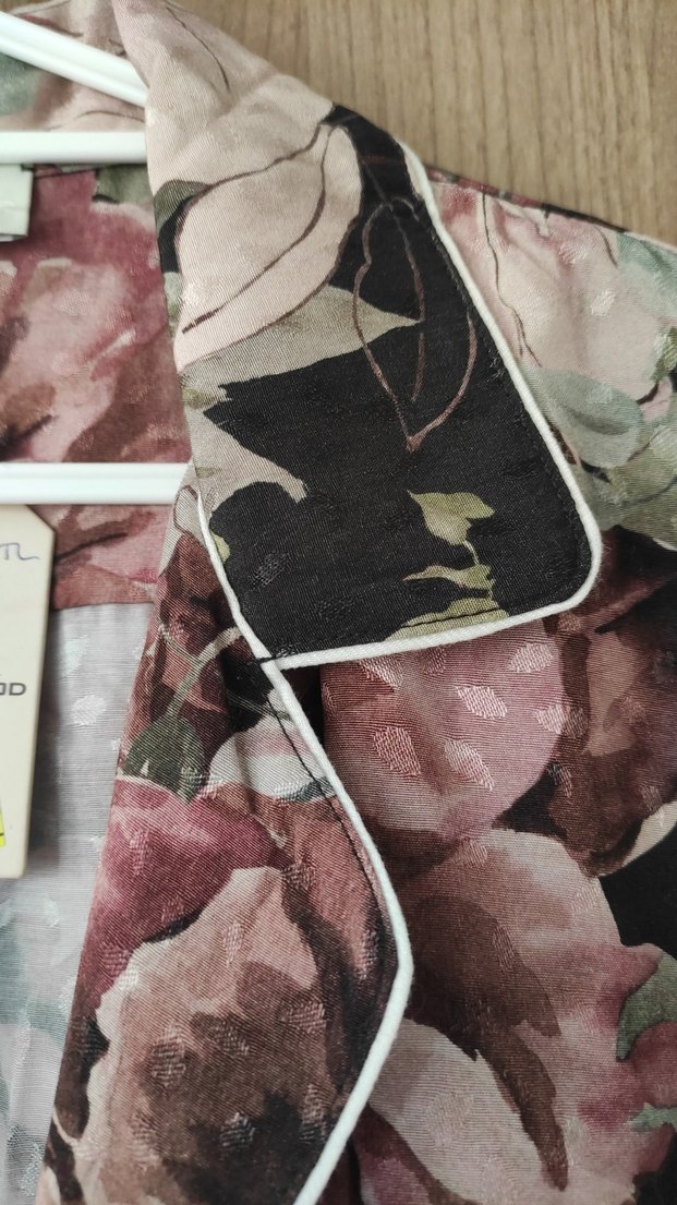 Çiçek Desenli Bohem Kadın pijama üstü - Görsel 3