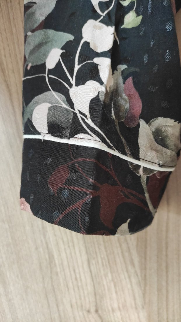 Çiçek Desenli Bohem Kadın pijama üstü - Görsel 4