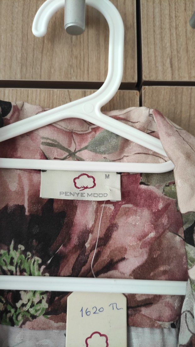 Çiçek Desenli Bohem Kadın pijama üstü - Görsel 2