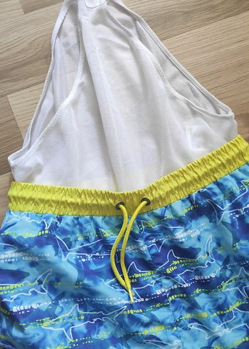 Renkli Bağcıklı Erkek Şort - Görsel 3