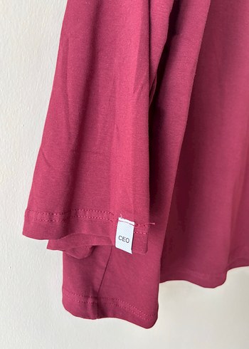 universal Beden bordo Renk Bordo Kadın Pamuk Uzun Kollu Sweatshirt
