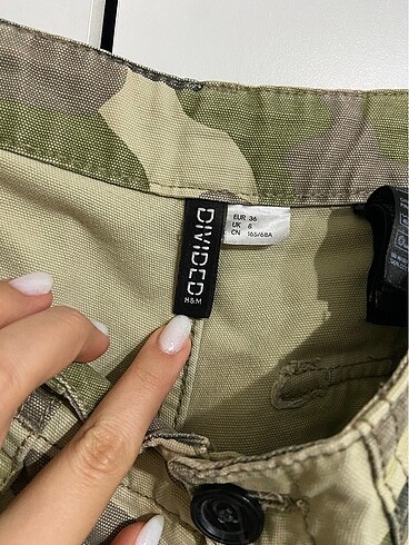 H&M HM kamuflaj pantolon