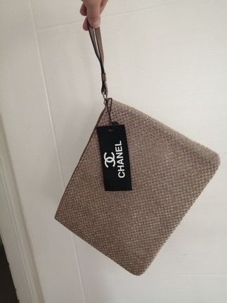 Chanel clutch portfoy 2 adet canta 