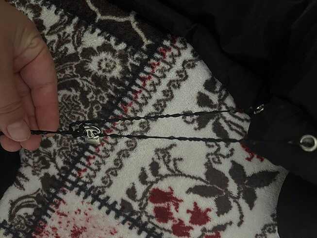 l Beden siyah Renk Kadın şişme mont