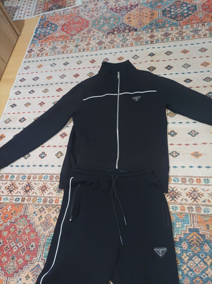 Unisex Prad Fermuarlı Eşofman Takımı - Görsel 2