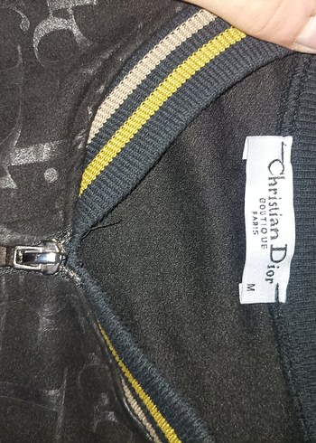 Siyah Dior Marka Unisex Ceket - Görsel 4