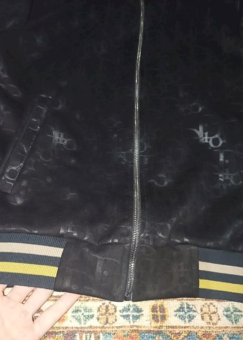 Siyah Dior Marka Unisex Ceket - Görsel 2