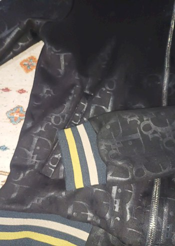 Siyah Dior Marka Unisex Ceket - Görsel 3