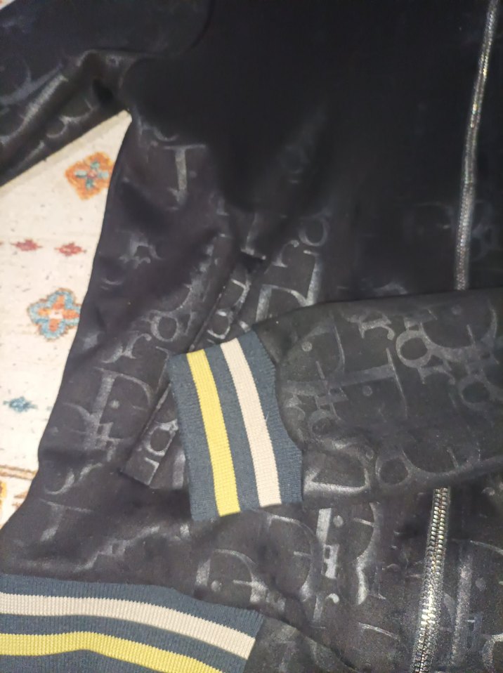 Siyah Dior Marka Unisex Ceket - Görsel 3