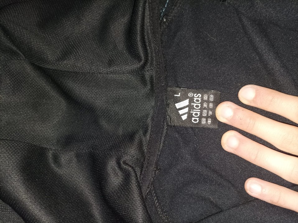 Erkek Siyah Adidas Kapüşonlu Ceket 3 cepli - Görsel 5
