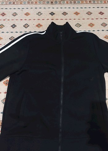 Siyah,Koton ceket,ici pamuk,yakali unisex.orjinaldir - Görsel 5