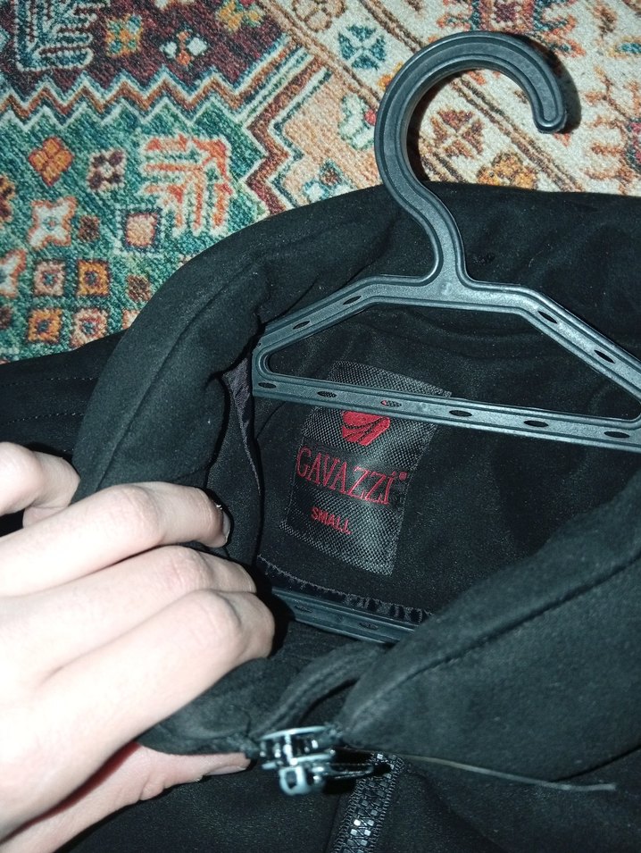 Siyah Fermuarlı Kışlık Mont - Görsel 4