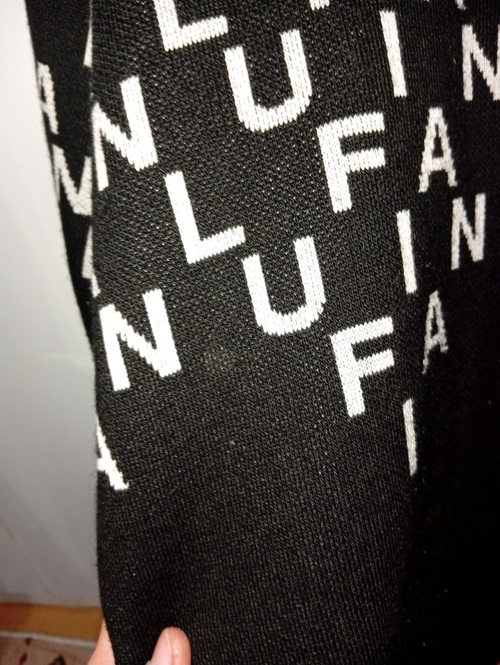 Siyah Uzun Kollu Triko Kazak - Görsel 2