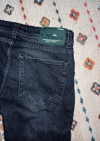 Erkek Siyah Dar paça pantolon - Görsel 4